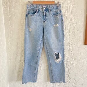 Joe's Jeans Light Blue Distressed Jeans Size 27